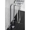 image:imageAqua Vintage CCK8401DL Concord Freestanding Tub Faucet with Supply Line Stop Valve Polished ChromePolished Chrome