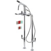 image:imageAqua Vintage CCK8401DL Concord Freestanding Tub Faucet with Supply Line Stop Valve Polished ChromePolished Chrome