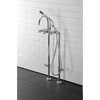image:imageAqua Vintage CCK8401DL Concord Freestanding Tub Faucet with Supply Line Stop Valve Polished ChromePolished Chrome
