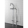 image:imageAqua Vintage CCK8401DL Concord Freestanding Tub Faucet with Supply Line Stop Valve Polished ChromePolished Chrome