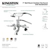 image:imageKingston Brass CC53T5 Vintage Wall Mount Clawfoot Tub Faucet with Hand Shower Oil Rubbed BronzeOil Rubbed Bronze