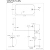 image:imageKingston Brass CCK2148AL VintageAqua Eden High Rise Goose Neck Package Metal Lever Handles Brushed NickelBrushed Nickel