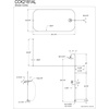 image:imageKingston Brass CCK2181AL VintageAqua Eden High Rise Goose Neck Package Metal Lever Handles ChromeCCK2181AL