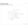 image:imageKingston Brass Elements of Design CC44108DL Concord FIP X 12Inch or 716Inch OD Slip Joint QuarterTurn Angle Stop Valve Brushed Nickel  12 Fip x 12 or 716 slip joint Solid brass construction Antiseize stainless steel ball pattern valve