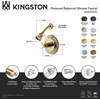image:imageKingston Brass KB2631DXSO Concord Shower Only  Polished ChromeOil Rubbed Bronze