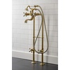 image:imageKingston CCK226K6 Clawfoot Tub Faucet Package Polished NickelBrushed Brass