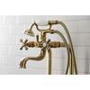 image:imageKingston CCK226K6 Clawfoot Tub Faucet Package Polished NickelBrushed Brass