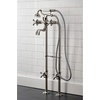 image:imageKingston CCK226K6 Clawfoot Tub Faucet Package Polished NickelBrushed Nickel