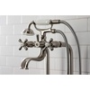 image:imageKingston CCK226K6 Clawfoot Tub Faucet Package Polished NickelBrushed Nickel