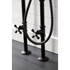 image:imageKingston CCK226K6 Clawfoot Tub Faucet Package Polished NickelOil Rubbed Bronze