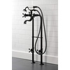 image:imageKingston CCK226K6 Clawfoot Tub Faucet Package Polished NickelOil Rubbed Bronze