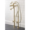 image:imageKingston CCK226K6 Clawfoot Tub Faucet Package Polished NickelPolished Brass