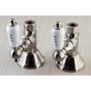 image:imageKingston CCK44155PX Straight ShutOff Valve Oil Rubbed BronzeBrushed Nickel