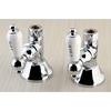 image:imageKingston CCK44155PX Straight ShutOff Valve Oil Rubbed BronzePolished Chrome