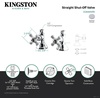 image:imageKingston CCK44155PX Straight ShutOff Valve Oil Rubbed BronzePolished Chrome