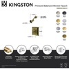 image:imageKingston KB8658CMLSO Pressure Balanced Shower Faucet Brushed Nickel  Manhattan collection Singlehandle Solid brass construction for durability and reliability