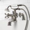 image:imageKingston KS227AB Center DeckMount Clawfoot Tub Faucet Antique Brass