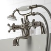 image:imageKingston KS227AB Center DeckMount Clawfoot Tub Faucet Antique Brass