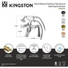 image:imageKingston KS268PXAC DeckMount Clawfoot Tub Faucet Antique Copper