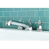 image:imageKingston KS4301BX Deck Mount Roman Tub Faucet Polished ChromePolished Brass
