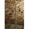 image:imageKingston KS7135DPL Freestanding Tub Faucet Oil Rubbed BronzePolished Brass