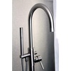 image:imageKingston KS8151DL Freestanding Tub Faucet with Hand Shower Polished Chrome  Concord collection Crafted from premium solid brass for maximum durability and exceptional resistance to rust and corrosionBrushed Nickel