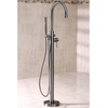 image:imageKingston KS8151DL Freestanding Tub Faucet with Hand Shower Polished Chrome  Concord collection Crafted from premium solid brass for maximum durability and exceptional resistance to rust and corrosionBrushed Nickel