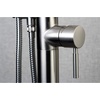 image:imageKingston KS8151DL Freestanding Tub Faucet with Hand Shower Polished Chrome  Concord collection Crafted from premium solid brass for maximum durability and exceptional resistance to rust and corrosionBrushed Nickel