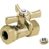 image:imageKINGSTON BRASS CC44158ZX Millennium 12Inch FIP X 12Inch OR 716Inch Slip Joint Straight Stop Brushed NickelPolished Brass