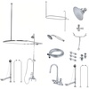 image:imageKingston Brass CCK2181AL VintageAqua Eden High Rise Goose Neck Package Metal Lever Handles ChromeCCK2181AL