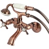 image:imageKingston KS286AC Wall Mount Clawfoot Tub Faucet Antique Copper
