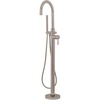 image:imageKingston KS8151DL Freestanding Tub Faucet with Hand Shower Polished Chrome  Concord collection Crafted from premium solid brass for maximum durability and exceptional resistance to rust and corrosionBrushed Nickel