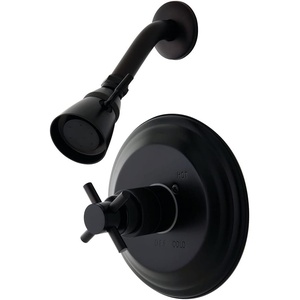 image:imageKingston Brass KB2631DXSO Concord Shower Only  Polished ChromeOil Rubbed Bronze
