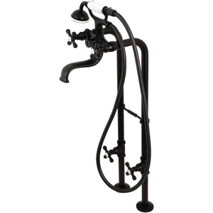 image:imageKingston CCK226K6 Clawfoot Tub Faucet Package Polished NickelOil Rubbed Bronze