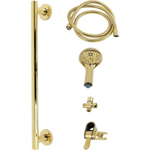 image:imageKingston KAK1548D Made to Match Shower System Brushed NickelPolished Brass