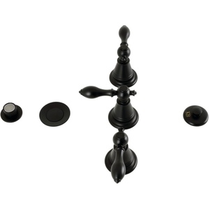image:imageKingston KB320AL ThreeHandle Bidet Faucet Matte Black