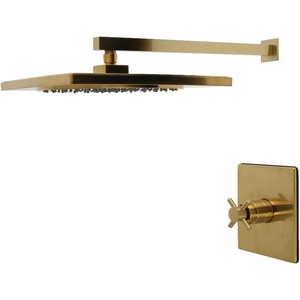 image:imageKingston KB8347DXSO Pressure Balanced Shower Faucet Brushed Brass  SingleHandle Pressure Balanced