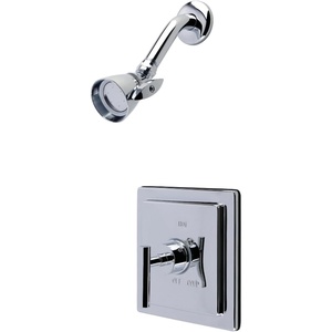 image:imageKingston KB8651CMLSO Pressure Balanced Shower Faucet Polished Chrome  Manhattan collection Singlehandle Solid brass construction for durability and reliability
