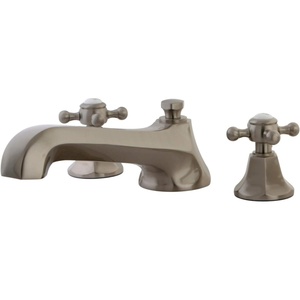 image:imageKingston KS4301BX Deck Mount Roman Tub Faucet Polished ChromeBrushed Nickel