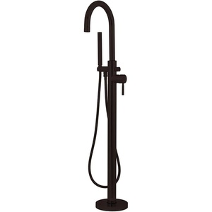 image:imageKingston KS8151DL Freestanding Tub Faucet with Hand Shower Polished Chrome  Concord collection Crafted from premium solid brass for maximum durability and exceptional resistance to rust and corrosionOil Rubbed Bronze