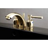 image:imageKingston Brass KB8958DL Concord 4 to 8 Mini Widespread Lavatory Faucet with Retail Popup Brushed NickelPolished Brass