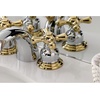 image:imageKingston Brass KB948AX Victorian Mini Widespread Faucet Brushed Nickel 45 x 35 x 206  Victorian collection With popup drain Solid brass construction for durability Durable washerless cartridgeOil Rubbed Bronze