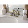 image:imageKingston Brass KB948AX Victorian Mini Widespread Faucet Brushed Nickel 45 x 35 x 206  Victorian collection With popup drain Solid brass construction for durability Durable washerless cartridgeOil Rubbed Bronze
