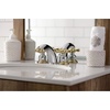 image:imageKingston Brass KB948AX Victorian Mini Widespread Faucet Brushed Nickel 45 x 35 x 206  Victorian collection With popup drain Solid brass construction for durability Durable washerless cartridgeChrome