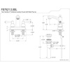 image:imageKingston FB7628BL 4 Centerset Bathroom Faucet Brushed NickelBrushed Nickel