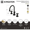 image:imageKingston KS2980PKX Widespread Bathroom Faucet Matte Black