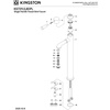 image:imageKingston KS7215DPL Vessel Sink Faucet Oil Rubbed BronzePolished Chrome