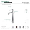 image:imageKingston KS7215DPL Vessel Sink Faucet Oil Rubbed BronzePolished Chrome