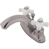 image:imageKingston Brass GKB7641PX English Country 4inch Centerset Lavatory Faucet with Retail Popup ChromeBrushed Nickel