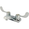 image:imageKingston Brass KB191 Vista Twin Blade Handle 4Inch Centerset Lavatory Faucet with NonMetallic PopUp Polished ChromePolished Chrome